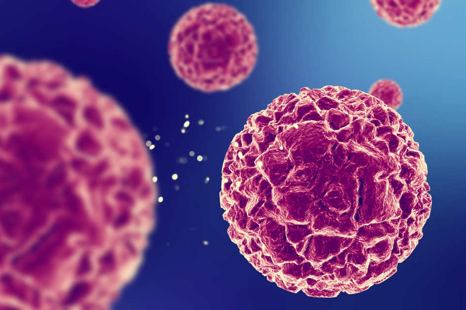 Image depicting different types of cancer cells, their formation process, and key characteristics.