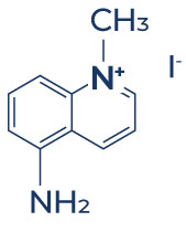 A small molecule drug called 5-amino-1MQ.
