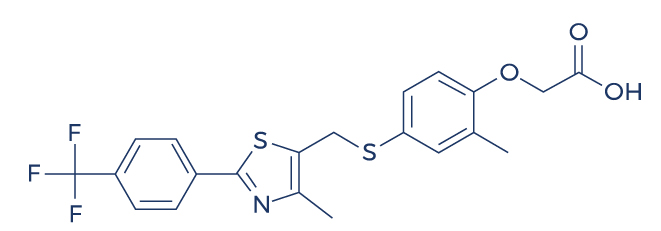 Chemical Structure of Cardarine