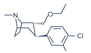 Chemical Structure of Tesofensine