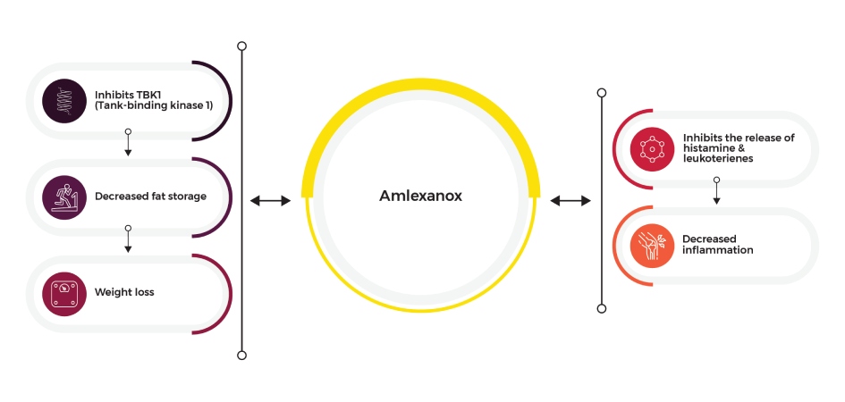 Amlexanox Infographic